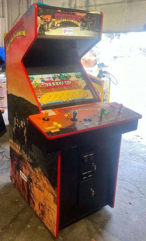 SUNSET RIDERS ARCADE MACHINE by KONAMI 1991 - 8