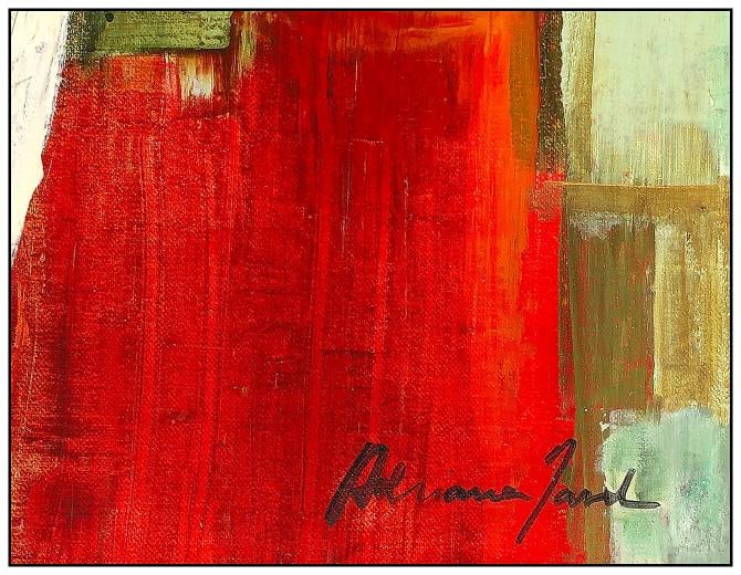 Adriana Naveh Original Acrylic Painting On Board Landscape Female Figurative Art - 4