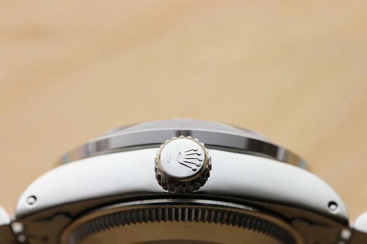 ROLEX LADIES DATEJUST 6919 MOTHER OF PEARL SAPPHIRE DIAMOND 18K GOLD SS WATCH - 7