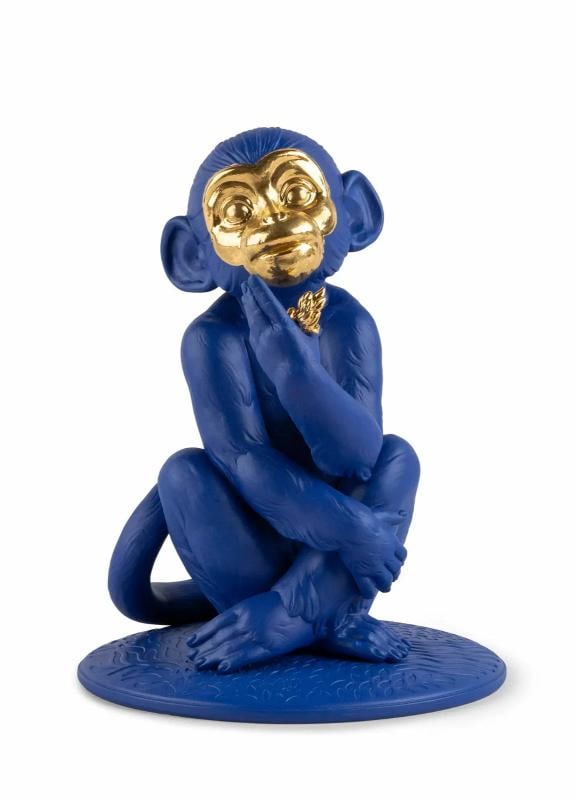 LLADRO LIMITED ED. BLUE-GOLD LITTLE MONKEY FIGURINE #9548 BRAND NIB: Condition: New: A brand-new, unused, unopened, undamaged item in its original packaging (where packaging is applicable). Packaging should be the same as what is found in a retail store, unless the ite
