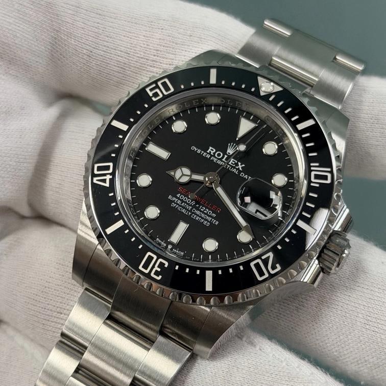 2022 Rolex Sea Dweller Red Letters 126600 43mm Black Dial Steel Box Paper - 2