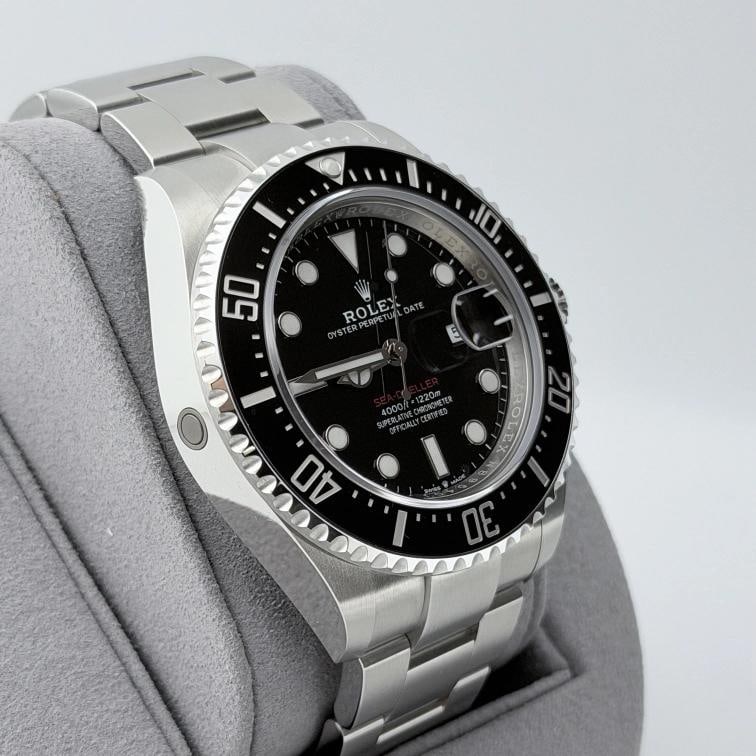 2022 Rolex Sea Dweller Red Letters 126600 43mm Black Dial Steel Box Paper - 5