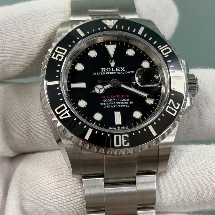 2022 Rolex Sea Dweller Red Letters 126600 43mm Black Dial Steel Box Paper - 6