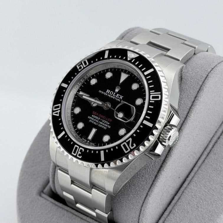 2022 Rolex Sea Dweller Red Letters 126600 43mm Black Dial Steel Box Paper - 9
