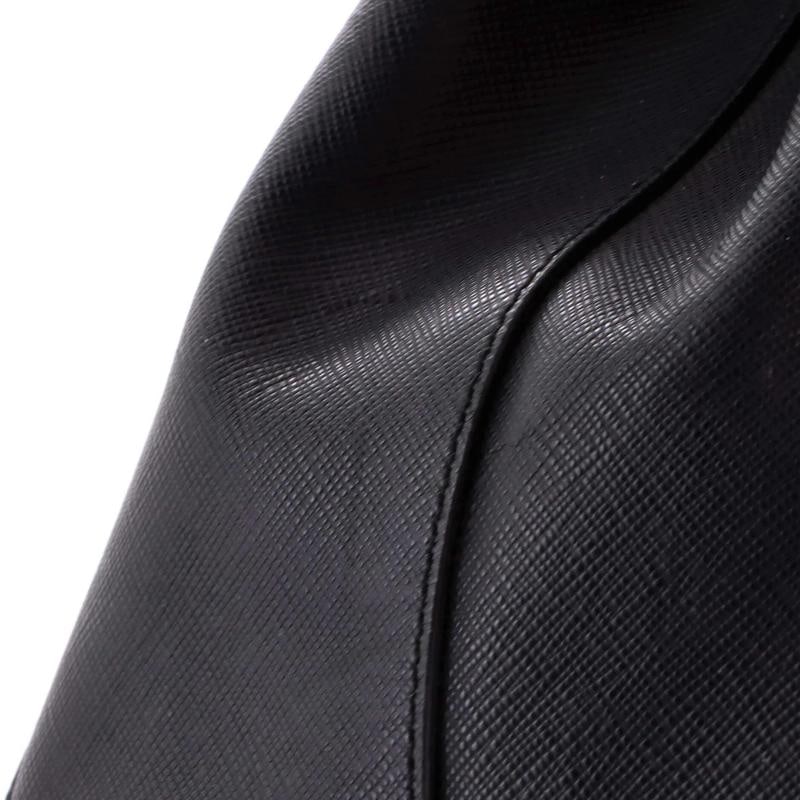Prada Double Zip Lux Convertible Tote Saffiano Leather XL - 7