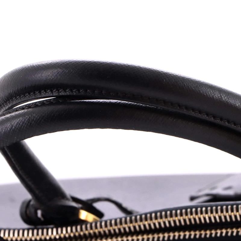 Prada Double Zip Lux Convertible Tote Saffiano Leather XL - 8