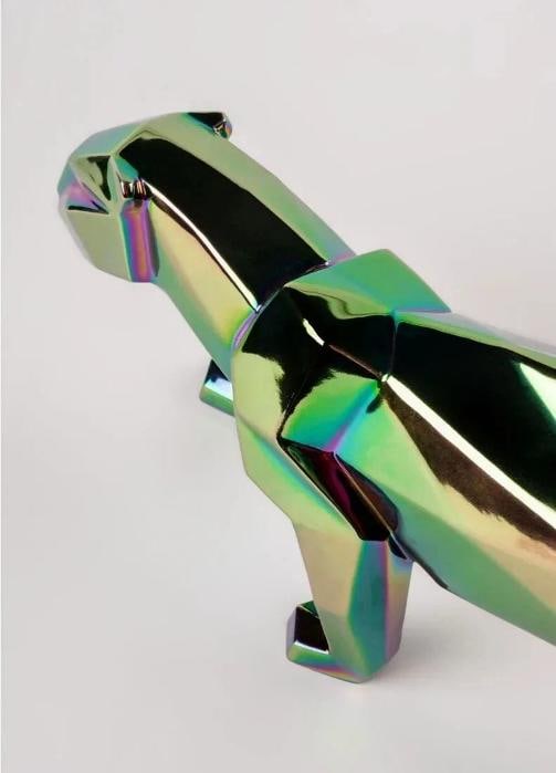 Lladr Panther Sculpture Iridescent Limited Ref. 01009691 - Official - 5