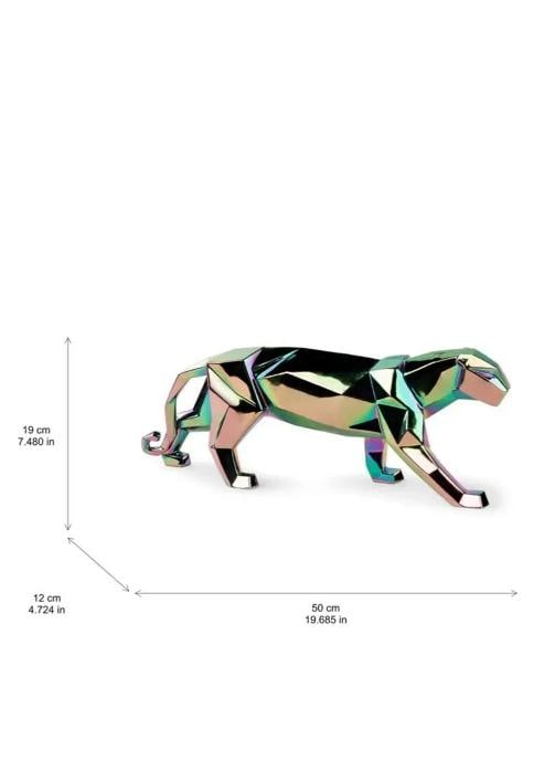 Lladr Panther Sculpture Iridescent Limited Ref. 01009691 - Official - 7