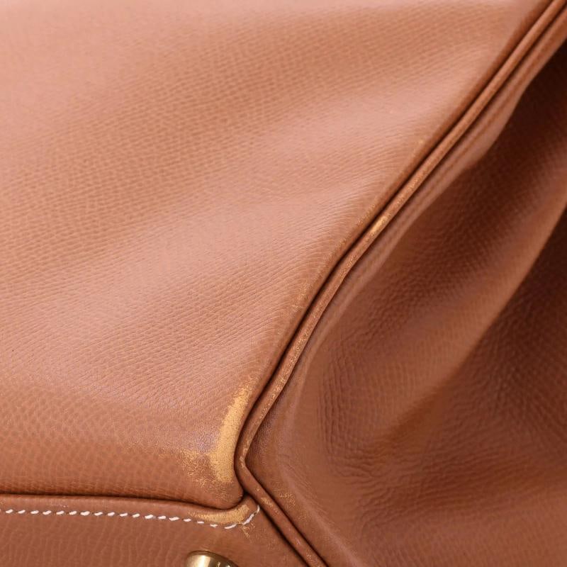 Hermes Kelly Handbag Brown Courchevel with Gold Hardware 32 - 8
