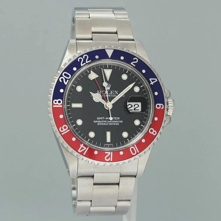 1999 PAPERS MINT Rolex 16700 GMT-Master Pepsi Blue Red 40mm Steel Watch Box - 3
