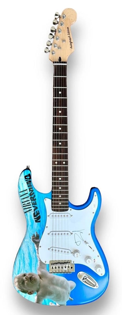 Dave Grohl Signed Guitar Custom 1/1 Graphics JSA COA Nirvana Nevermind - 3
