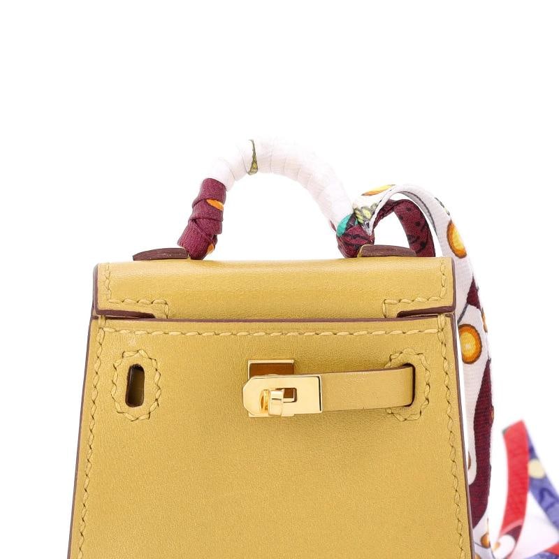 Hermes Kelly Twilly Bag Charm Tadelakt - 6