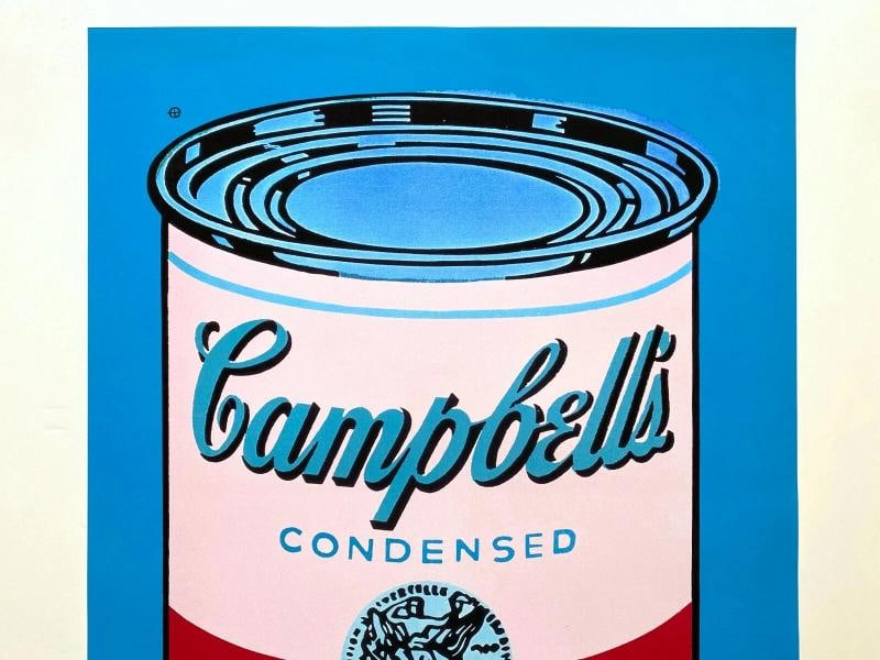 ANDY WARHOL FOUNDATION POP ART LITHOGRAPH PRINT POSTER "CAMPBELLS SOUP CAN" 1965 - 3