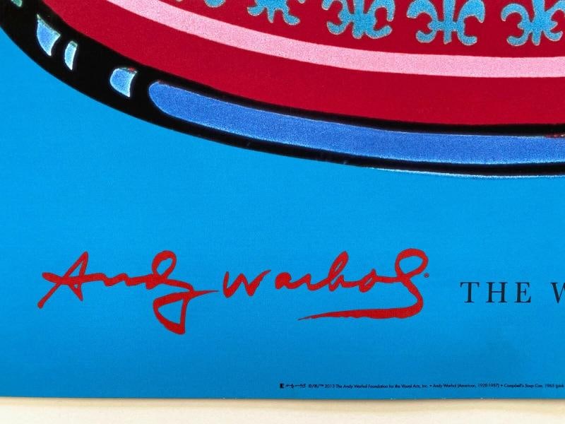 ANDY WARHOL FOUNDATION POP ART LITHOGRAPH PRINT POSTER "CAMPBELLS SOUP CAN" 1965 - 7