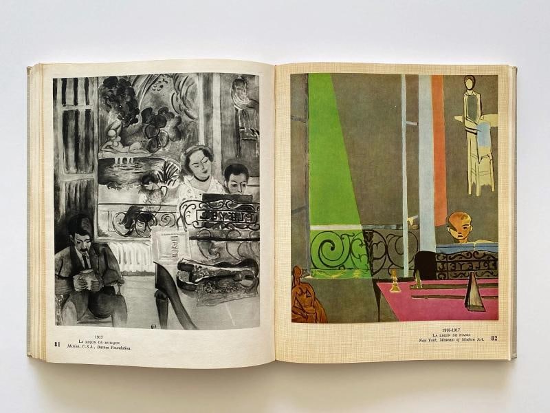 HENRI MATISSE RARE 1958 1ST ED LITHOGRAPH PRINT LG VOLUME FRENCH MODERN ART BOOK - 10