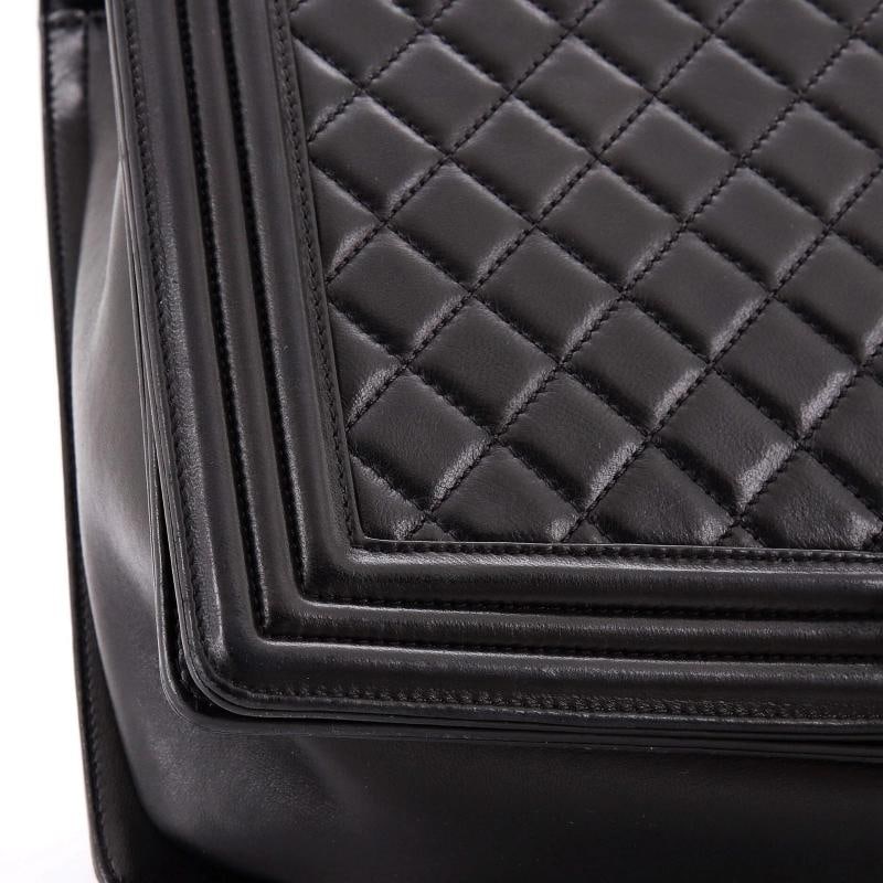 Chanel Boy Flap Bag Quilted Lambskin Large - 7