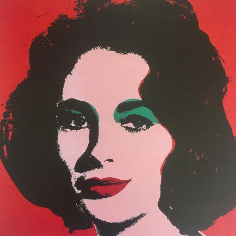 ANDY WARHOL ESTATE RARE 1989 POP ART COLLECTOR'S LITHOGRAPH PRINT " LIZ " 1964 - 5