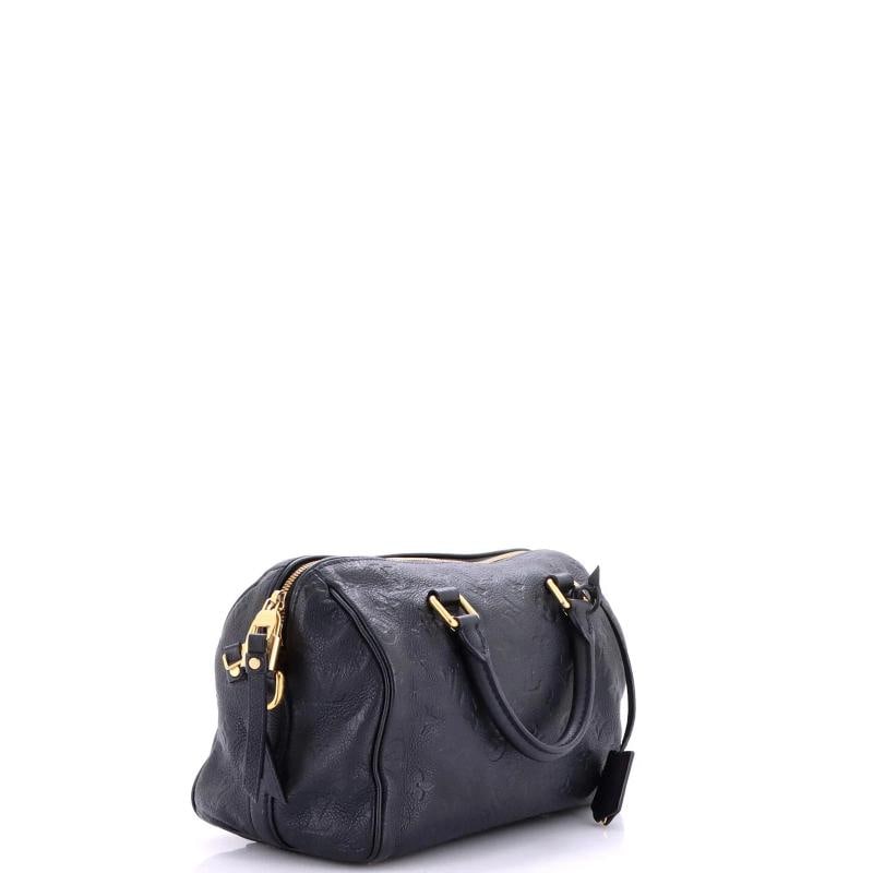 Louis Vuitton Speedy Bandouliere Bag Monogram Empreinte Leather 25 - 2
