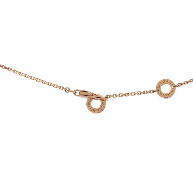 Bvlgari Divas' Dream Pendant Necklace 18K Rose Gold with Malachite and Diamonds - 3