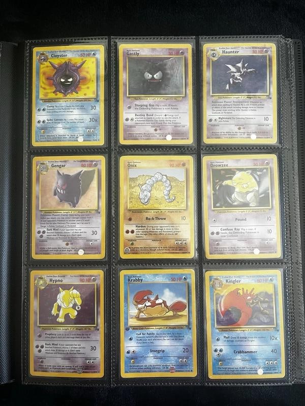 Pokemon 151 Original Complete Set 151/150 BASE JUNLGE FOSSIL Binder Collection - 10