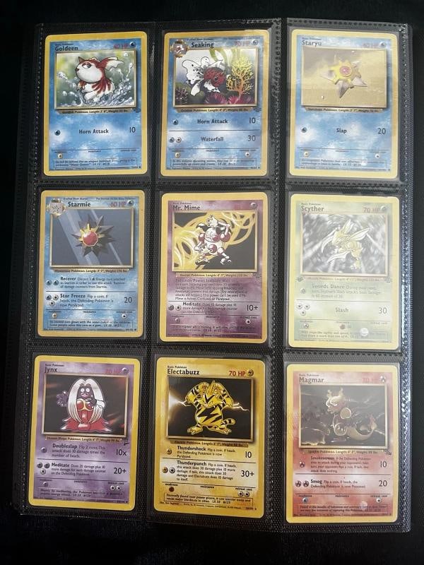 Pokemon 151 Original Complete Set 151/150 BASE JUNLGE FOSSIL Binder Collection - 13