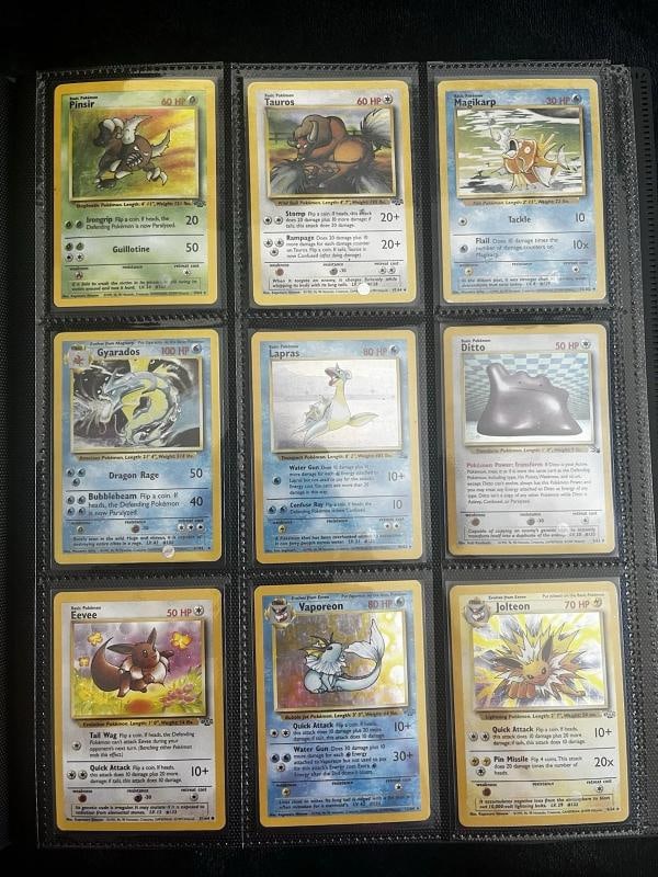 Pokemon 151 Original Complete Set 151/150 BASE JUNLGE FOSSIL Binder Collection - 14