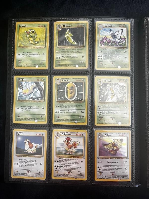 Pokemon 151 Original Complete Set 151/150 BASE JUNLGE FOSSIL Binder Collection - 2