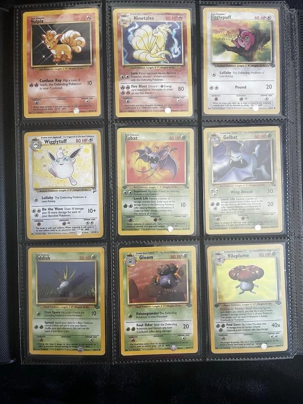 Pokemon 151 Original Complete Set 151/150 BASE JUNLGE FOSSIL Binder Collection - 4