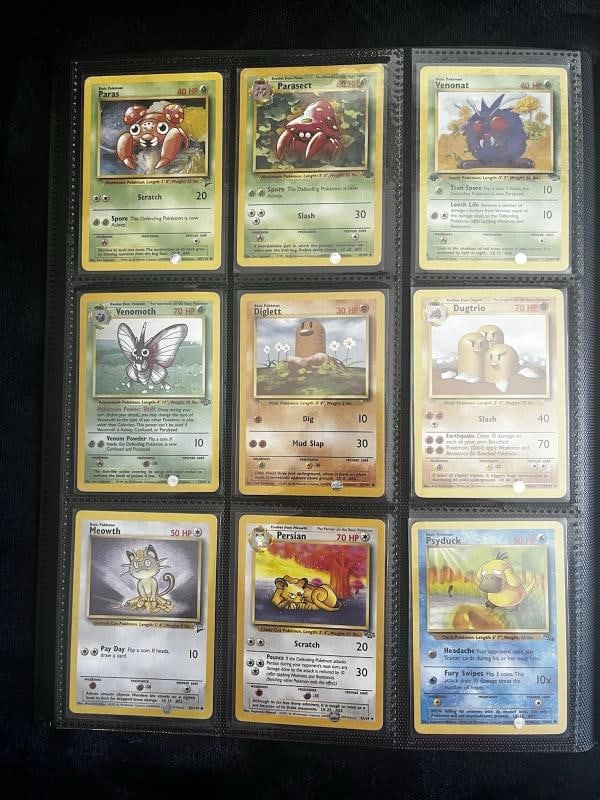 Pokemon 151 Original Complete Set 151/150 BASE JUNLGE FOSSIL Binder Collection - 5