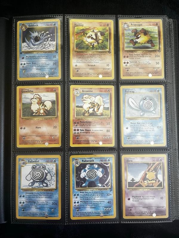 Pokemon 151 Original Complete Set 151/150 BASE JUNLGE FOSSIL Binder Collection - 6