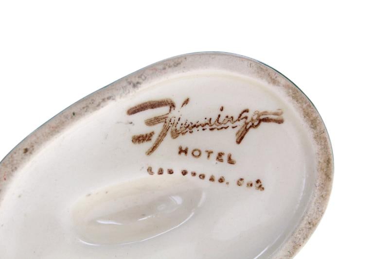 1946 Flamingo Hotel Opening Night Porcelain Statue Bugsy Siegel Las Vegas - 3