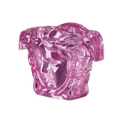 Versace Rosenthal Medusa Grande Vase H. 19 cm (7.48") Lilla, in Crystal - 2