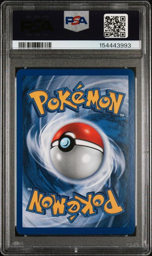 POKEMON CHARIZARD HOLO 4 WOTC BASE II 2000 PERFECT FLAME SWIRL NEW CERT PSA 7 - 2