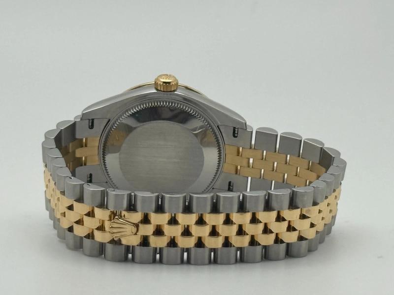 Rolex Datejust Midsize 278343RBR 31mm Grey Diamond Dial 18k Gold Steel Box Paper - 7