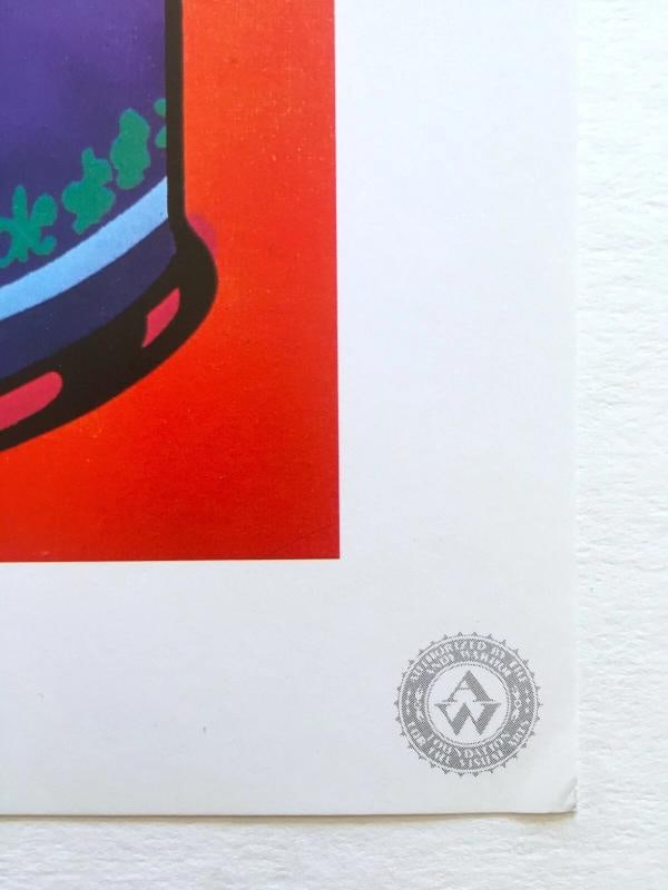ANDY WARHOL ESTATE RARE 1989 POP ART LITHOGRAPH PRINT "CAMPBELL'S SOUP CAN" 1965 - 7