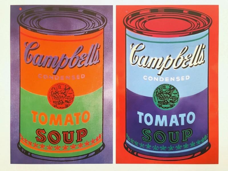 ANDY WARHOL ESTATE RARE 1989 POP ART LITHOGRAPH PRINT "CAMPBELL'S SOUP CAN" 1965 - 9