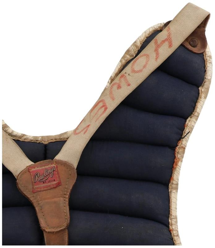 1950's Pete Rose Signed Game Used Little League Glove & Chest Protector PSA DNA - 12