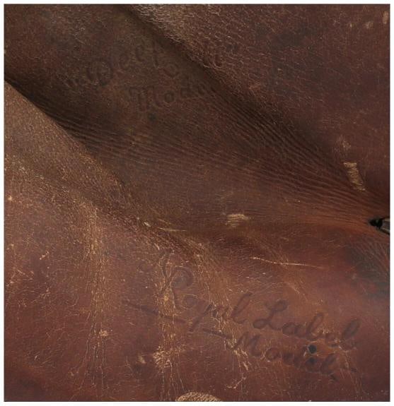 1950's Pete Rose Signed Game Used Little League Glove & Chest Protector PSA DNA - 6