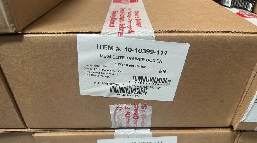 Pokemon TCG ME04 CHAOS RISING 10 BOX ELITE TRAINER CASE Sealed ETB: Pokemon TCG ME04 CHAOS RISING 10 BOX ELITE TRAINER CASE Sealed ETB