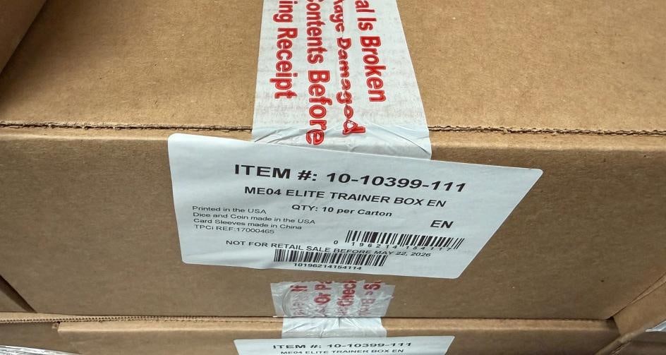 Pokemon TCG ME04 CHAOS RISING 10 BOX ELITE TRAINER CASE Sealed ETB - 2