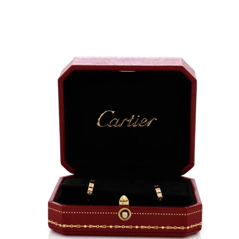 Cartier Love Hoop Earrings 18K Yellow Gold Small - 2