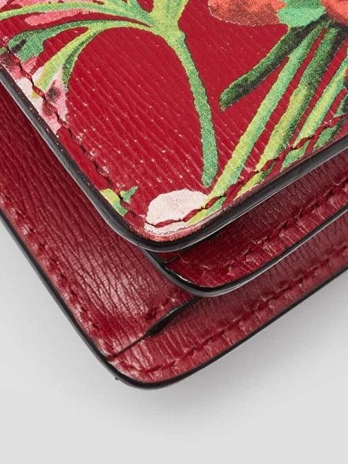 Gucci Red Leather Blooms Small Dionysus Shoulder Bag - 4