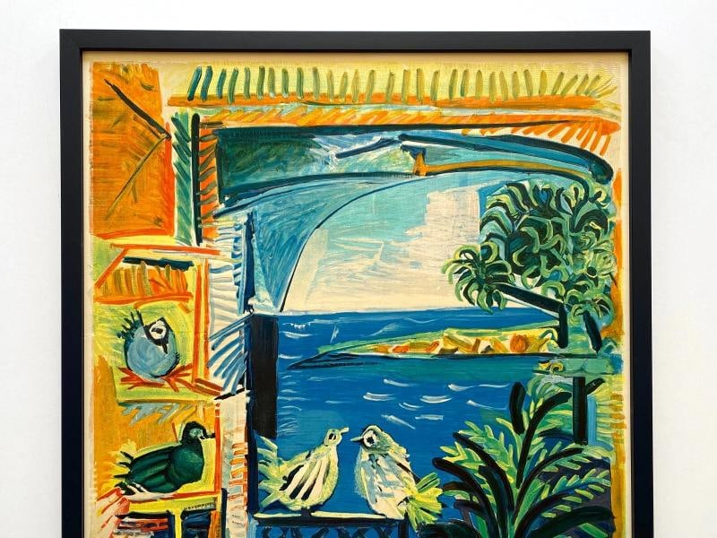 PABLO PICASSO RARE 1962 "COTE D'AZUR" MOURLOT LITHOGRAPH PRINT FRAMED LRG POSTER - 2