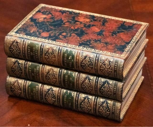 George Ticknor / History of Spanish Literature 1855 - 7