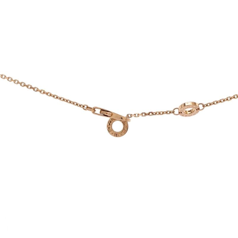 Bvlgari Divas' Dream Pendant Necklace 18K Rose Gold with Pink Opal and Diamonds - 3