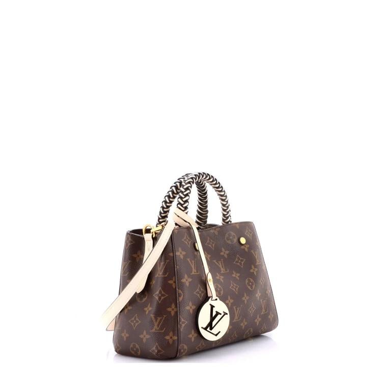Louis Vuitton Braided Handle Montaigne Handbag Monogram Canvas BB - 2