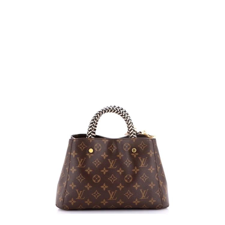 Louis Vuitton Braided Handle Montaigne Handbag Monogram Canvas BB - 3