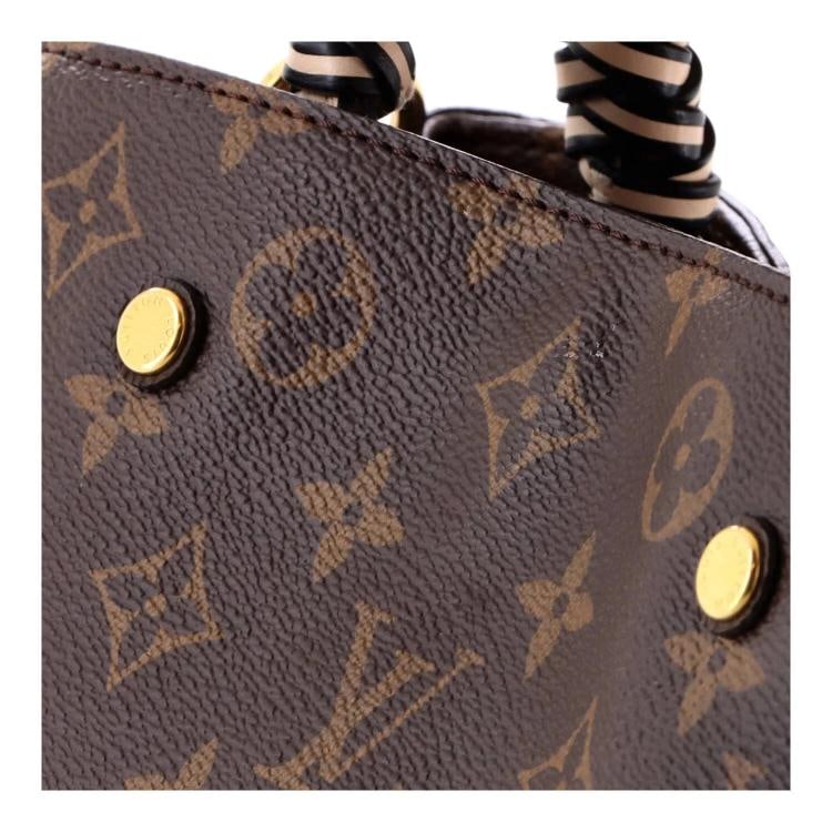 Louis Vuitton Braided Handle Montaigne Handbag Monogram Canvas BB - 8