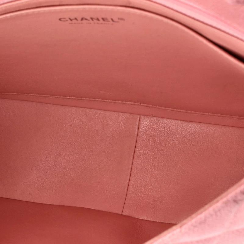 Chanel Classic Single Flap Bag Quilted Caviar Jumbo - 6