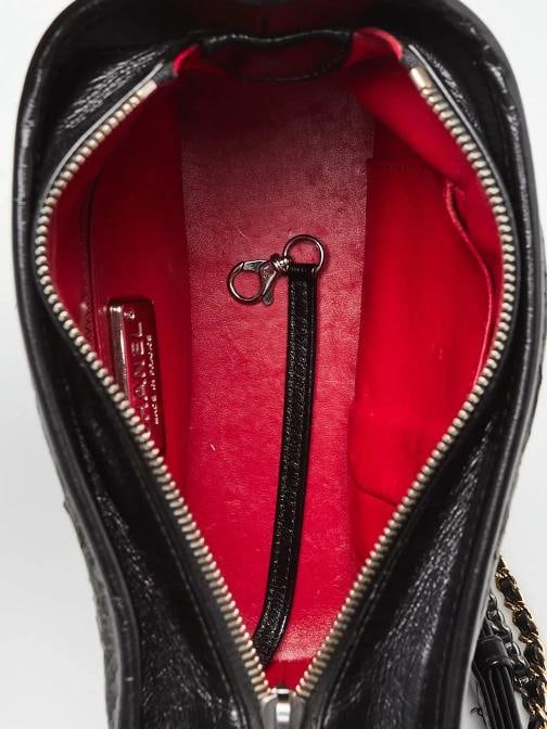 Chanel Black/Grey Python Small Gabrielle Hobo Bag - 8